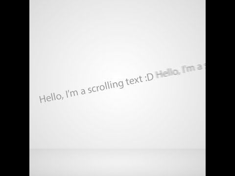 scrolling text maker